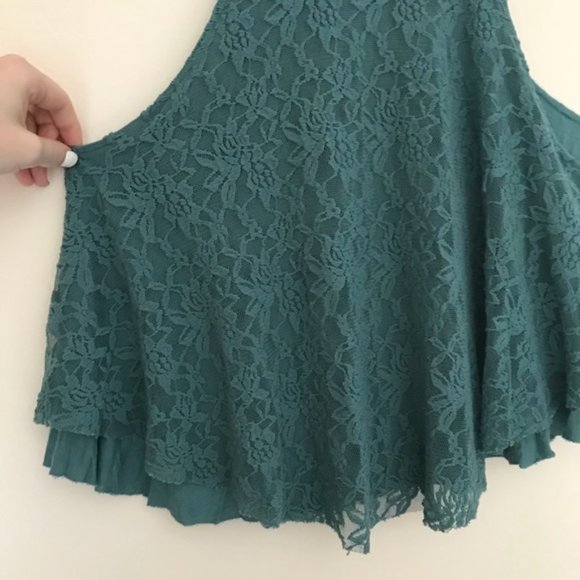 Urban Outfitters Kimchi Blue Lacey Love High Neck Tank Top - Picture 7 of 11